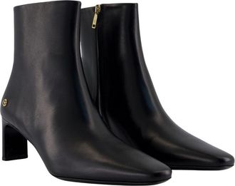 Anine Bing Womens Jayden Boots Black Calfskin Heels