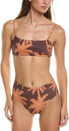 Maneb&igrave; Manebi 2pc Ribbed Bralette Bikini Set
