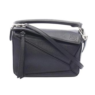 Loewe Pre-owned Hammock Drawstring Bag Leather 2way Bag - Dames - Pre-owned - Zwart - Maat: ONE Size Leer
