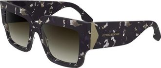 Victoria Beckham Womens VB667S-5317010 VB667S 53 5317010 Sunglasses - Black - One Size