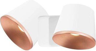 Leds - C4 Leds-c4 - Drone - Integrated led Wall / Ceiling Light White, Copper