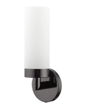 Livex Lighting 1-Light Black Chrome Ada Single Sconce