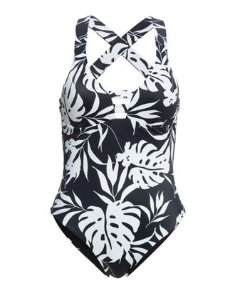 Roxy Badeanzug ROXY Roxy Love The Wave Catcher, Damen, Gr. XS, schwarz-weiss (anthrazit surf trippin bico s), Obermaterial: 74% Nylon, 26% Elasthan;, Badea