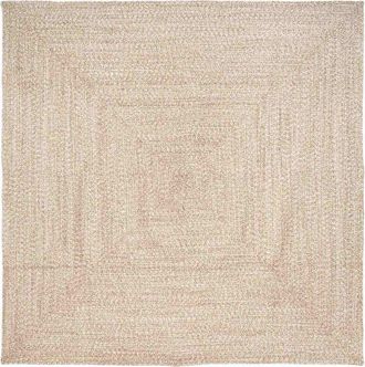 vidaXL Alfombras De &Aacute;rea Cuadrado Natural Y 200 X 200 Cm Yute Vidaxl