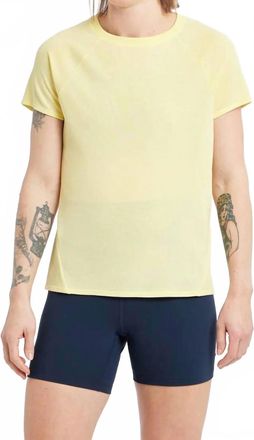 Oiselle Flyout Wool Short Sleeve Tee In Rise