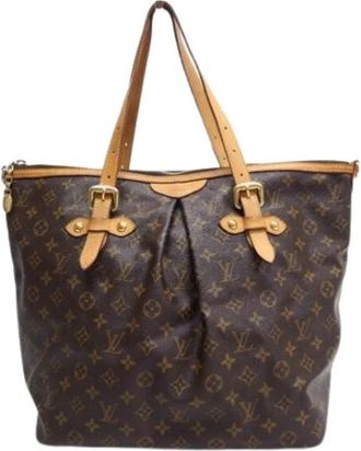 Louis Vuitton Pre-owned Palermo GM Tote - Dames - Vintage Shopper - Bruin - ONE Size - Leer - Vintage