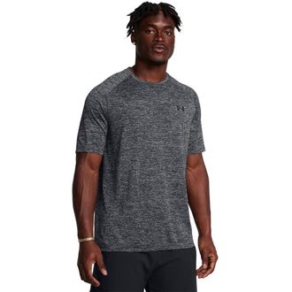 Under Armour Trainingsshirt UNDER ARMOUR UA TECH 2.0 SS TEE, Herren, Gr. 4XL, schwarz (schwarz, meliert), Jersey, Obermaterial: 100% Polyester, normal, Rundhals, R