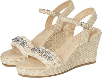Anne Klein Wilton-c Womens Wedge Shoes Natural Raffia : 8.5 M, Synthetic