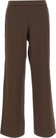 Elena Miro Palazzo Broek - Dames - Wijde Broeken - Bruin - XS - Broeken