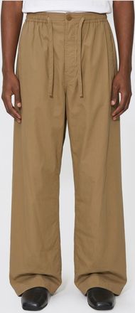 Christophe Lemaire Pantaloni a gamba larga in cotone