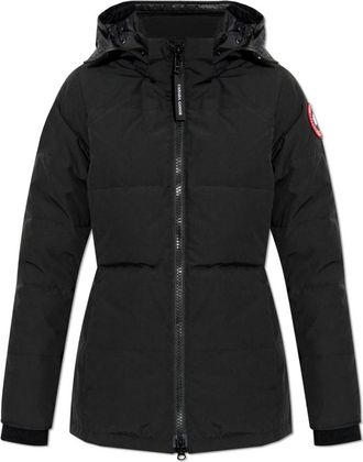 Canada Goose Chelsea Down Jacket - Dames - Gewatteerde jassen - Zwart - XS - Leer - Jassen