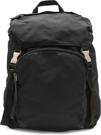 Prada Black Nero Nylon Backpack (Pre-Owned)