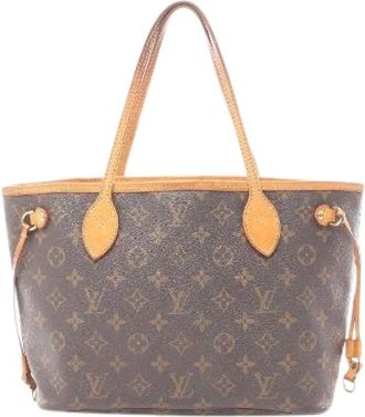 Louis Vuitton Pre-owned Tote Bags, female, Brown, Size: ONE SIZE Pre-owned Neverfull PM Monogram Tote Bag