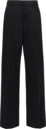 Valentino Garavani Black Virgin Wool Dress Womens Pants