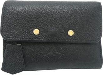 Louis Vuitton Pre-owned Wallets, female, Black, Size: ONE SIZE Pre-owned Canvas Wallet