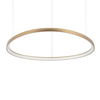 Netlighting Gemini 105cm LED Integrated LED Pendant Ceiling Light Brass 2700K in Gold