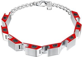 Diesel Logo Link Bracelet in Silver at Nordstrom