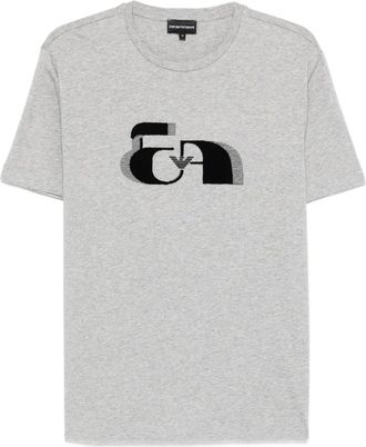 Emporio Armani T-shirt met logo - Grijs