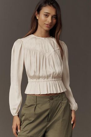 Paige Gansevoort Pleated Blouse