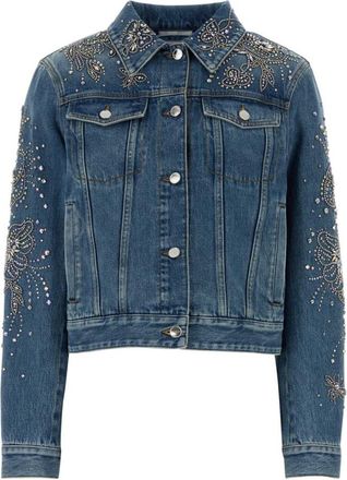 Gucci Light Blue Shirt Collar Jacket