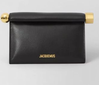 Jacquemus le rond carr&eacute; mini leather shoulder bag