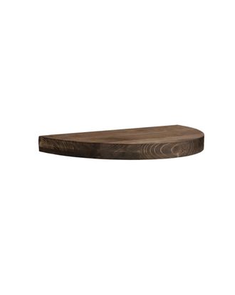Deco Wood Mesita de noche de madera maciza flotante nogal de 3,2x40cm