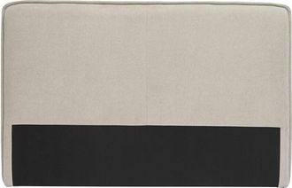 Miliboo Cabecero De Cama De Tela Efecto Aterciopelado Natural 175 Cm Marcia