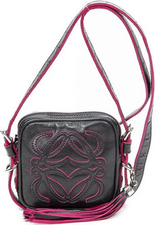 Loewe Mini Anagram Tassel Crossbody Schoudertas