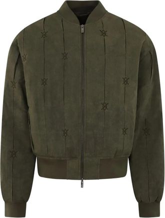 Daily Paper Clothing Groene Bomberjack voor Heren - Heren - Bomber jackets - Groen - M - Jassen