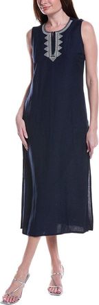 Nic+Zoe Nic+Zoe Sunset Soiree Linen-Blend Maxi Dress