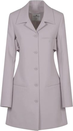 Courr&egrave;ges Heritage A-Line Jas - Dames - Mantel - Roze - XS - Wol - Jassen