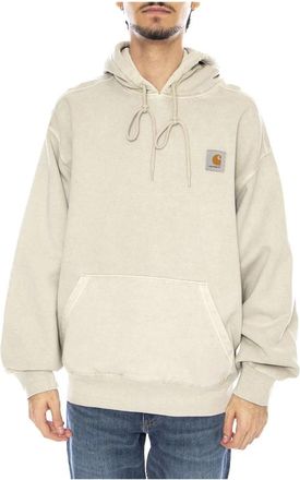 Carhartt Work in Progress Hooded Vista Sweat - Heren - Hoodies - Beige - L - Katoen - Hoodies & sweatvesten