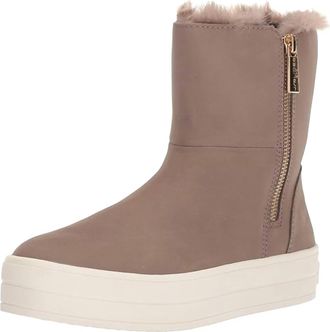 J/Slides Womens Henley High Top Sneakers In Taupe