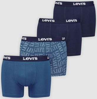 Levi's Boxer Brief 4 pack - Mens - L - Blue