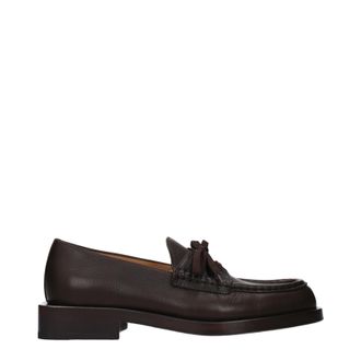 Jacquemus Marino Uomos Mocassini In Pelle Marrone