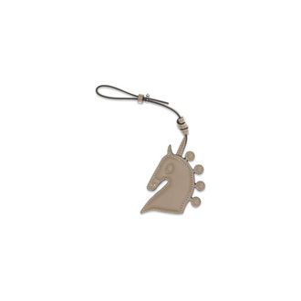 Max Mara Womens Brown Calf Leather Bos Taurus Keychain Accessory