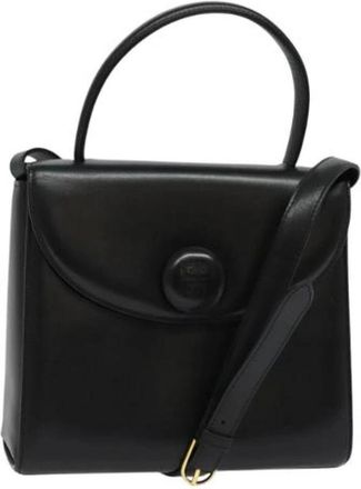 Givenchy Tweedehands leren handtassen - Dames - Vintage Handtas - Zwart - ONE Size - Leer - Vintage