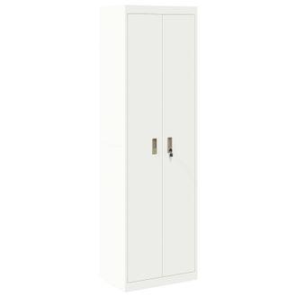 vidaXL Armario De Almacenamiento Blanco 60 X 40 X 200 Cm Acero Vidaxl