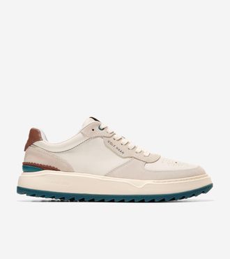 Cole Haan Mens GrandPr&oslash; Crossover Waterproof Golf Shoes - Beige Size 9.5