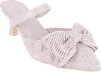Elie Tahari Monaco Kitten Heel Mule in Natural at Nordstrom, Size 8.5