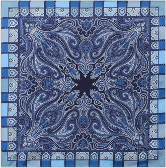 Etro Men & apos;s Paisley Silk Square Scarf