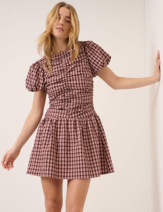 Nobody's Child Pink Gingham Haven Mini Dress