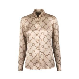 Stenstr&ouml;ms Siri Shirt - Dames - Overhemden - Beige - XL - Overhemden