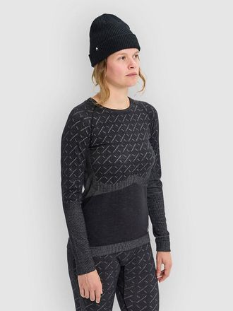 Burton Ak Slokar Crew Funktionsshirt schwarz