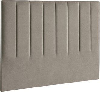 Home Heavenly Cabecero 150 cm tapizado acolchado tela suave beige