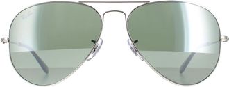 Ray-Ban Aviator Silver Grey Mirror Sunglasses