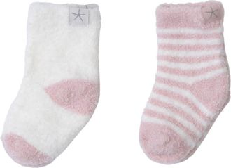 Barefoot Dreams 2-Pack Socks in Pink Peonie-Pearl at Nordstrom