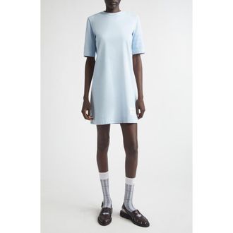 Thom Browne Garment Dye T-Shirt Dress in Light Blue at Nordstrom, Size 2 Us