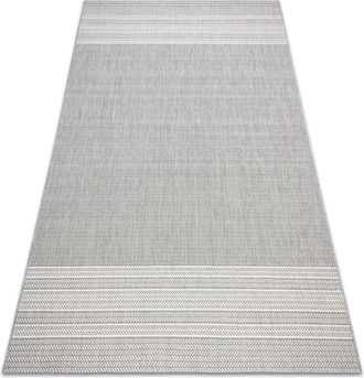 RugsX Rugsx - Alfombra Sisal Flat 48829637 Espina De Pescado Gris Grey 120x170 Cm