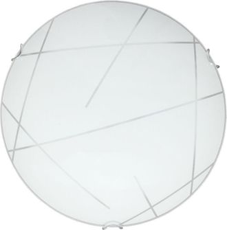 Lumicom Lumicom - even Plafoniera, 2X E27, max 42W, vetro serigrafato, D.40cm